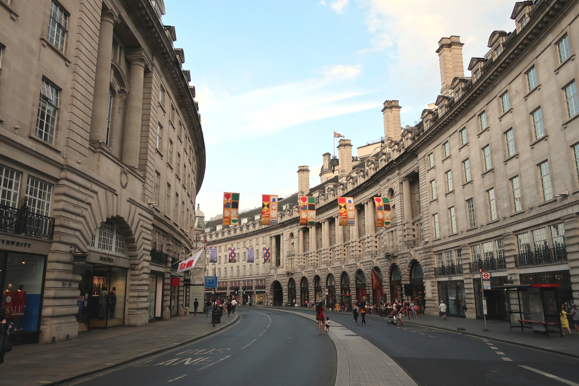 イギリスの町並み